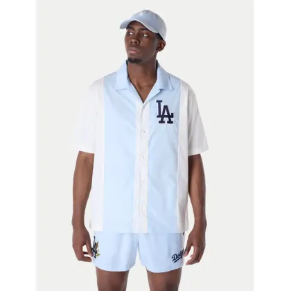 Zdjęcie New Era Koszula LA Dodgers Stripe Revere 60596335 Biały Regular Fit