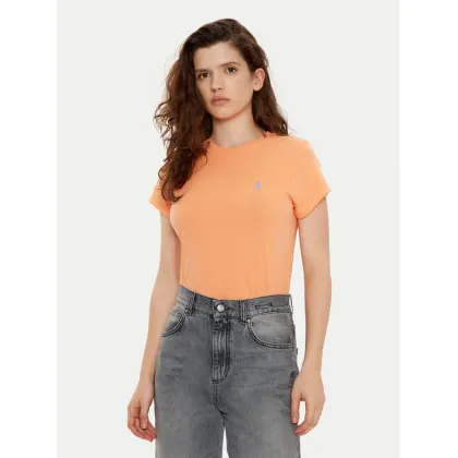 Zdjęcie Polo Ralph Lauren T-Shirt 211898698029 Pomarańczowy Regular Fit