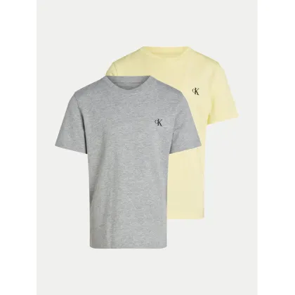 Zdjęcie Calvin Klein Jeans Komplet 2 t-shirtów Monogram IB0IB01093 Kolorowy Regular Fit