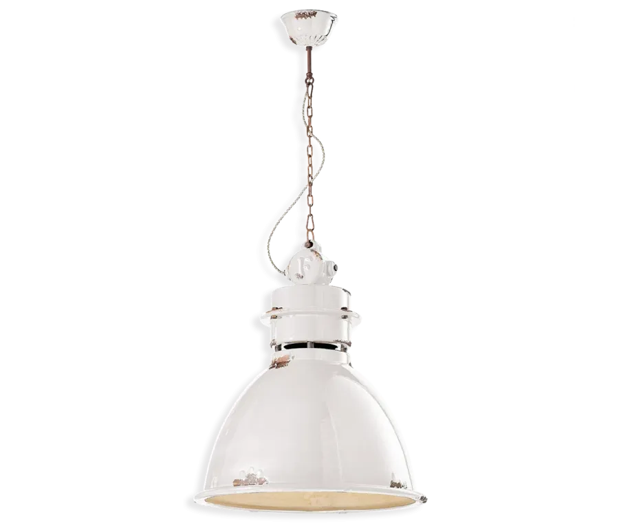 obrazek 3 Włoska duża lampa wisząca Industrial w stylu retro