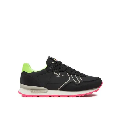 Zdjęcie Pepe Jeans Sneakersy Brit Neon W PLS40011 Czarny