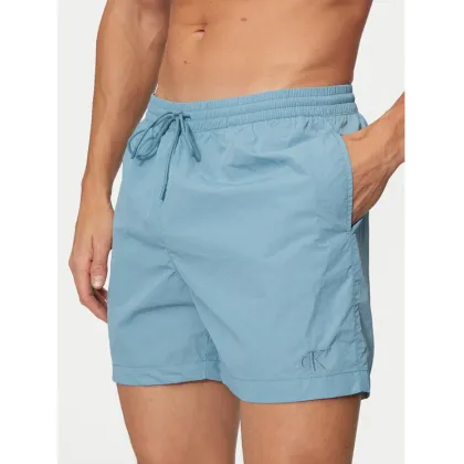 Zdjęcie Calvin Klein Swimwear Szorty kąpielowe KM0KM01080 Niebieski Regular Fit