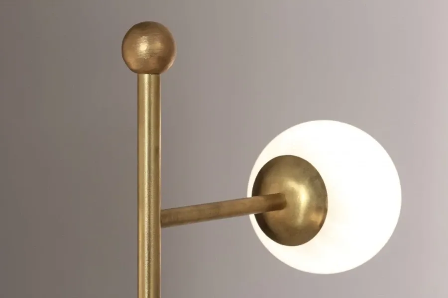 obrazek 4 Unikatowa elegancka lampa ORBIT z białymi kloszami