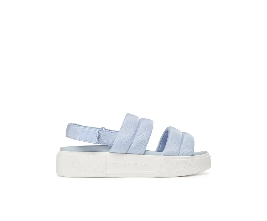 obrazek 1 Tommy Jeans Sandały Tjw Flatform Sandal EN0EN02802 Błękitny