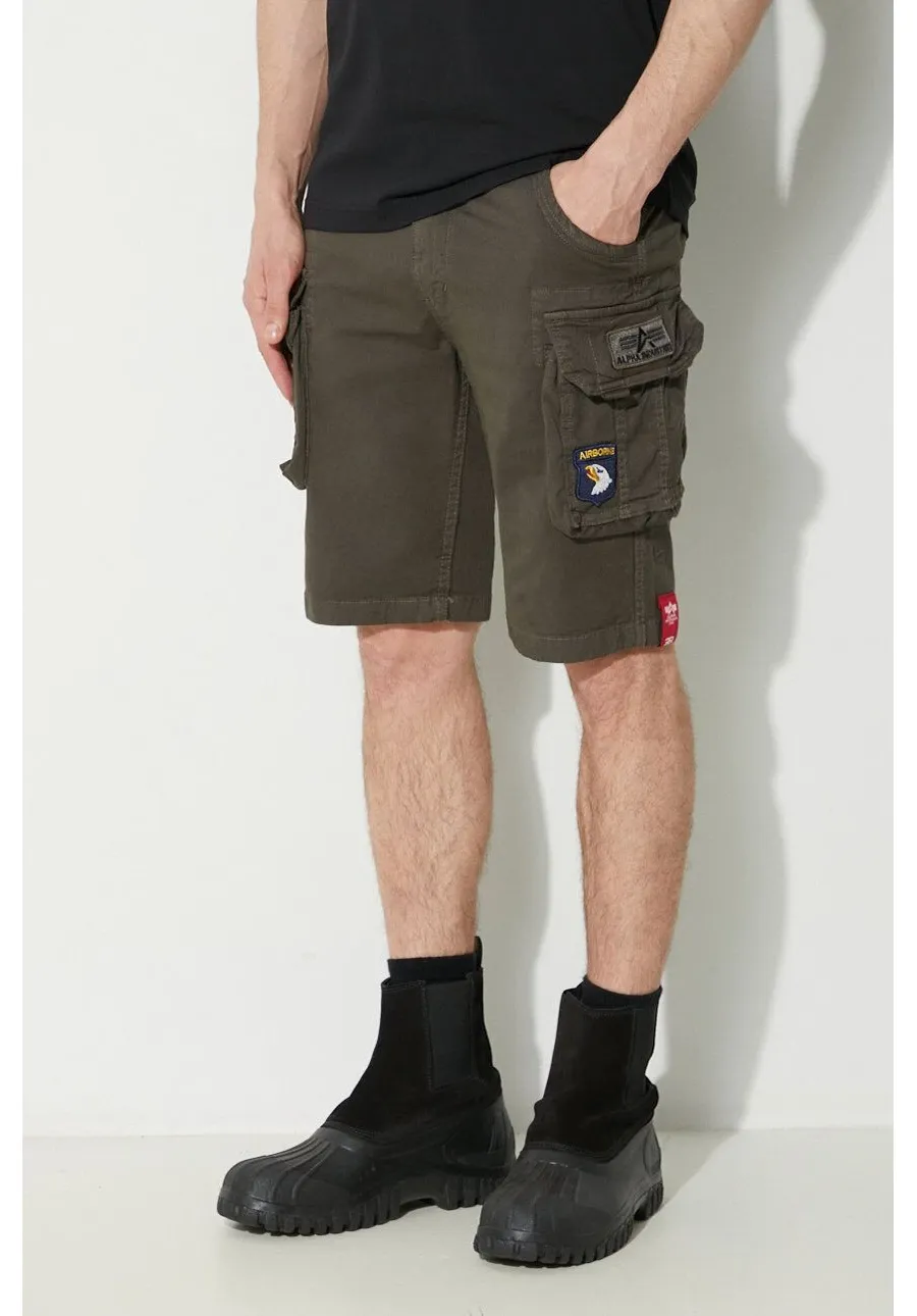 obrazek 1 Alpha Industries szorty męskie kolor zielony