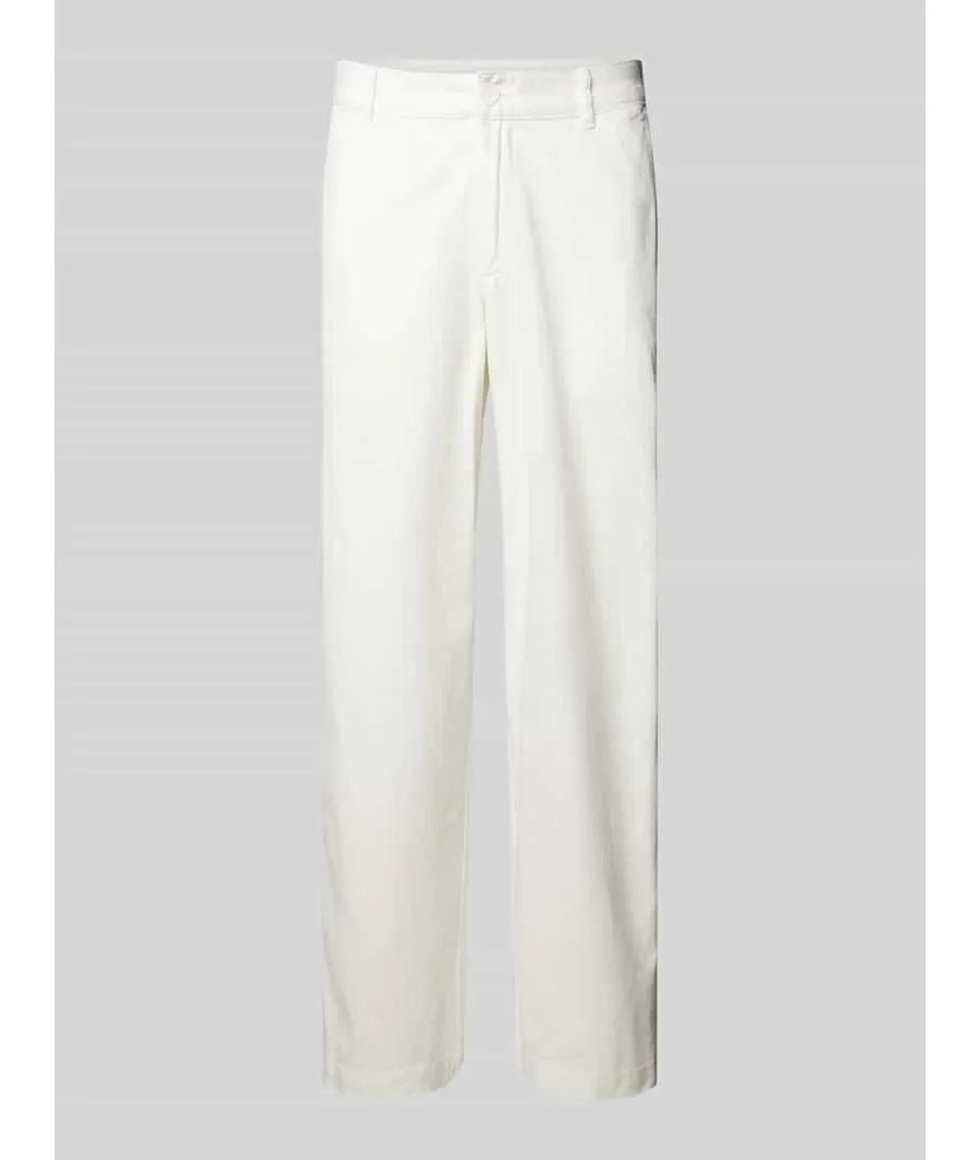 obrazek 1 Spodnie materiałowe z wpuszczanymi kieszeniami w stylu francuskim model ‘PANTALONI’