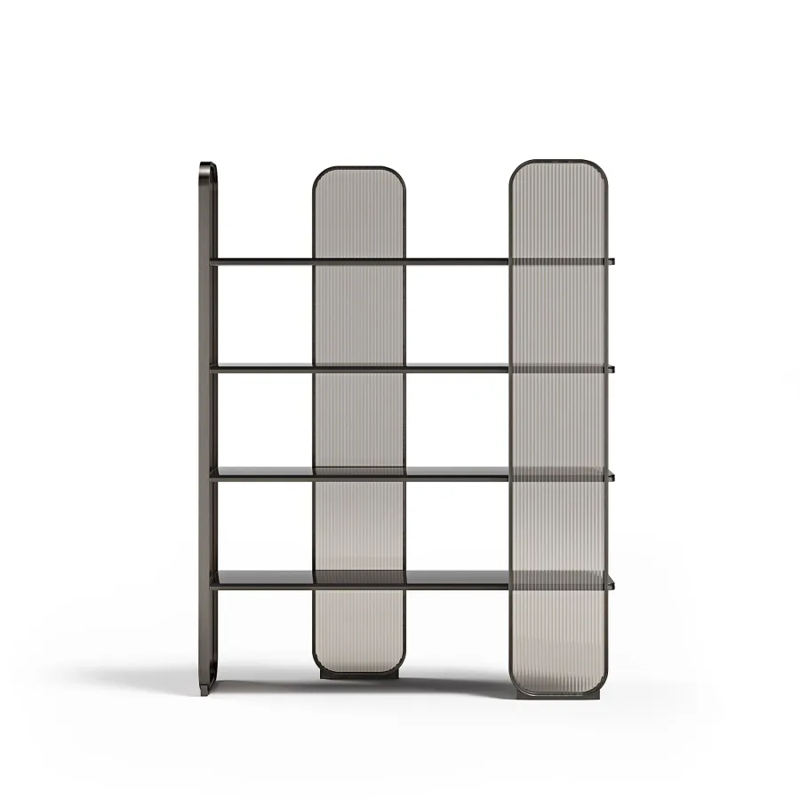 obrazek 1 Wyjątkowa biblioteczka w stylu modernistycznym do salonu lub gabinetu - prosto z Włoch