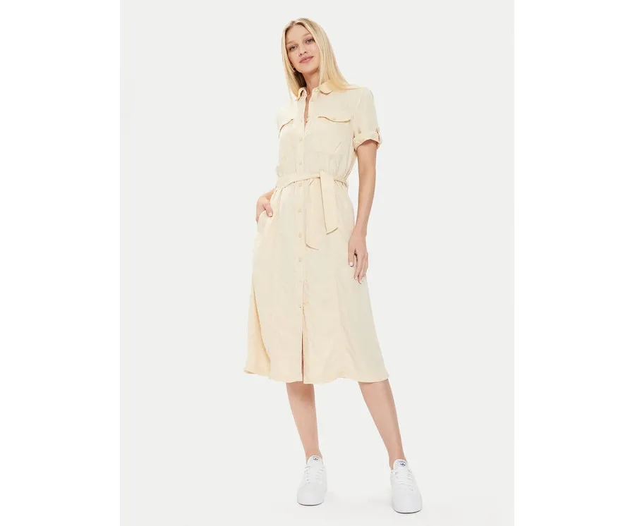 obrazek 1 Pepe Jeans Sukienka koszulowa Evelinda PL953482 Beżowy Regular Fit