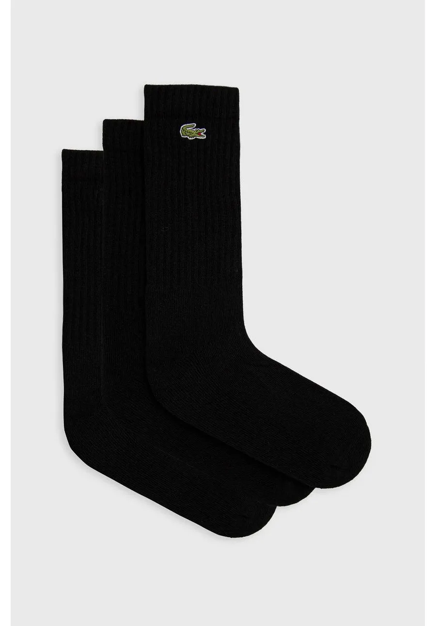 obrazek 1 Lacoste skarpetki (3-pack) RA4182 męskie kolor czarny RA4182-8VM