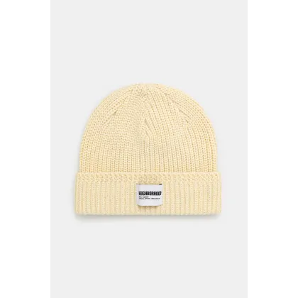 Zdjęcie NEIGHBORHOOD czapka z domieszką wełny Jp Beanie kolor beżowy 242FUNH.HT01