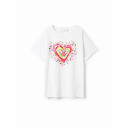 Zdjęcie Desigual T-Shirt 23SGTK20 Biały Regular Fit