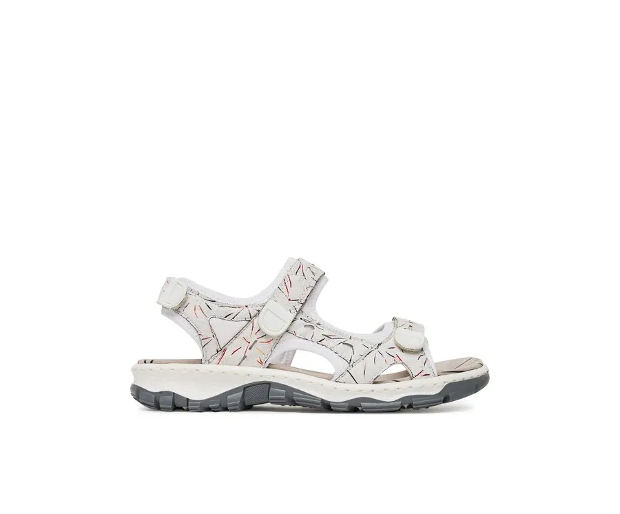 obrazek 1 Rieker Sandały 68872-90 Biały