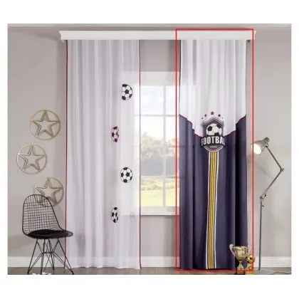 Zdjęcie Footbolowa zasłona do pokoju miłośnika piłki nożnej - Cilek