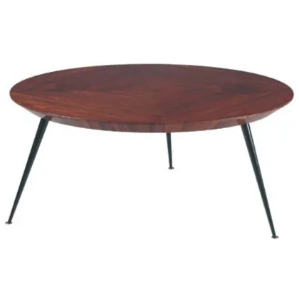 Zdjęcie Drewniany stolik o lakierowanych nogach - Ana Roque