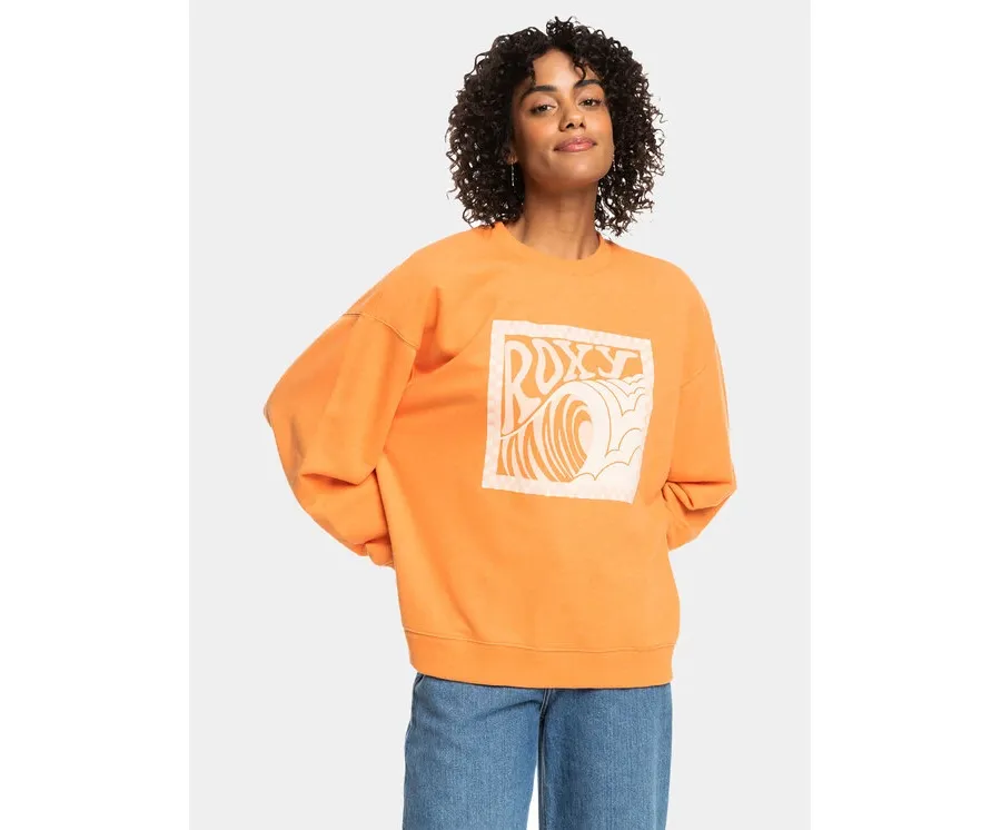 obrazek 1 Roxy Bluza Take Yourplaceb Otlr ERJFT04745 Pomarańczowy Regular Fit