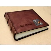 Zdjęcie Włoski foto album skórzany dla miłośników golfa