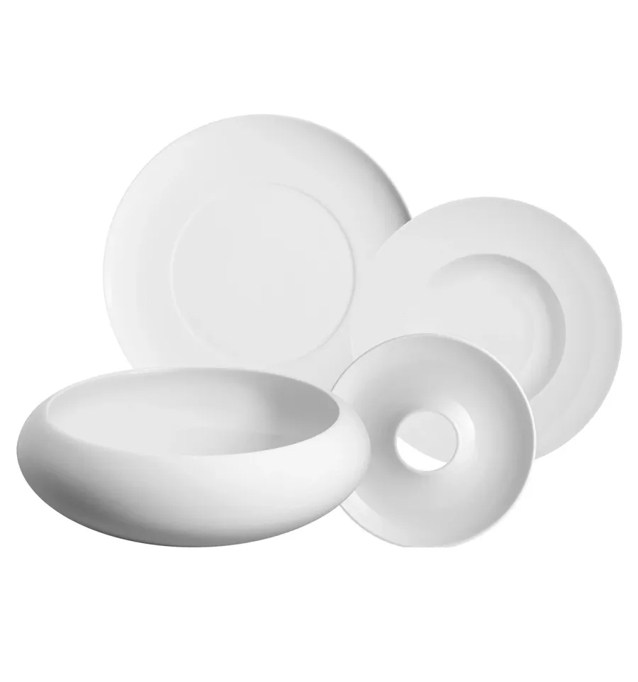 picture 1 A large set of porcelain dinnerware from the Domo White collection - Vista Alegre