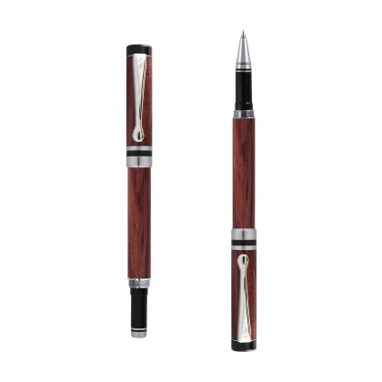 Picture Stylish pen made of bubinga wood - Ipazia Bubinga - M'Art