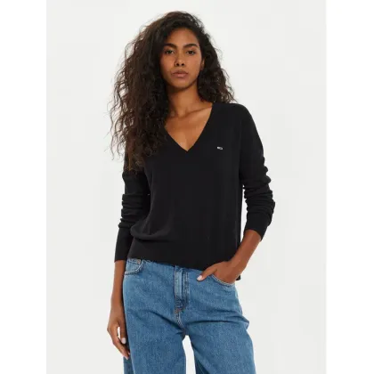 Zdjęcie Tommy Jeans Sweter Tjw Essential DW0DW18670 Czarny Regular Fit