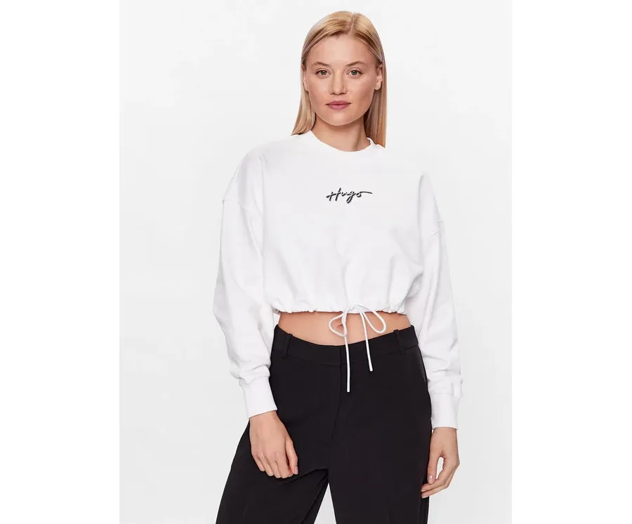 obrazek 1 Hugo Bluza Delive 50489094 Biały Regular Fit HUGO