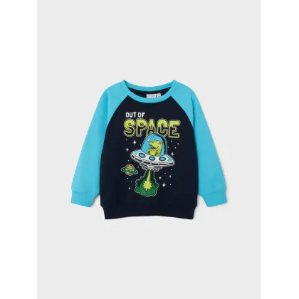 Zdjęcie NAME IT Bluza 13218854 Granatowy Regular Fit