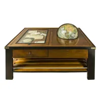 Picture Luxurious table with a globe