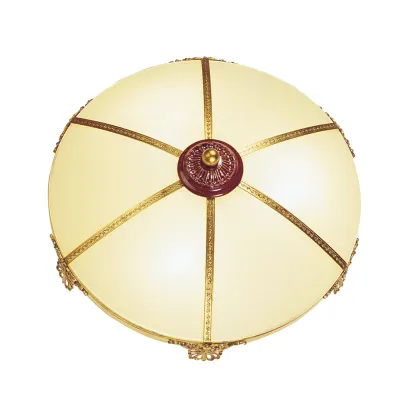 Picture Ceiling lamp with a decorative ceramic element H25xL.58xP.58 cm