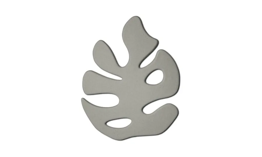 obrazek 3 Ceramiczna dekoracja ścienna w kształcie liścia