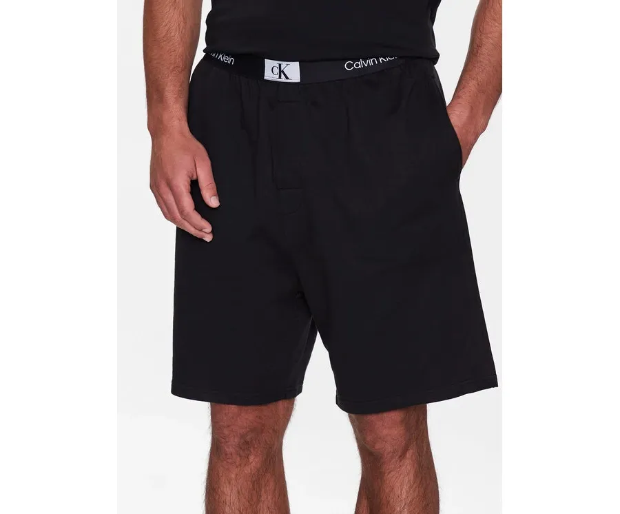 obrazek 1 Calvin Klein Underwear Szorty piżamowe 000NM2417E Czarny Regular Fit