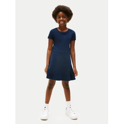Zdjęcie Tommy Hilfiger Sukienka codzienna Essential KG0KG08487 D Granatowy Regular Fit