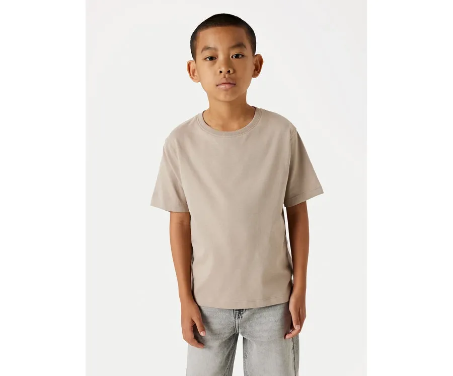 obrazek 1 NAME IT T-Shirt Vobbo 13238968 Beżowy Loose Fit