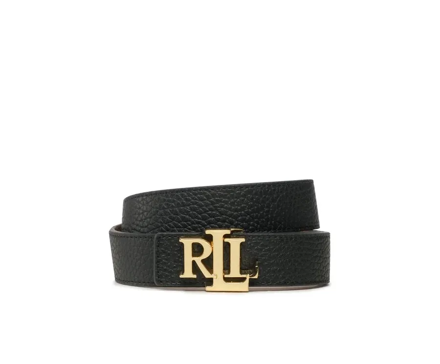obrazek 1 Lauren Ralph Lauren Pasek Damski 412912039001 Czarny LAUREN RALPH LAUREN