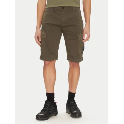 Zdjęcie C.P. Company Szorty materiałowe 18CMBE116A005694G Zielony Regular Fit