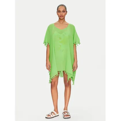 Zdjęcie Seafolly Sukienka plażowa Amnesia 52162 Zielony Regular Fit