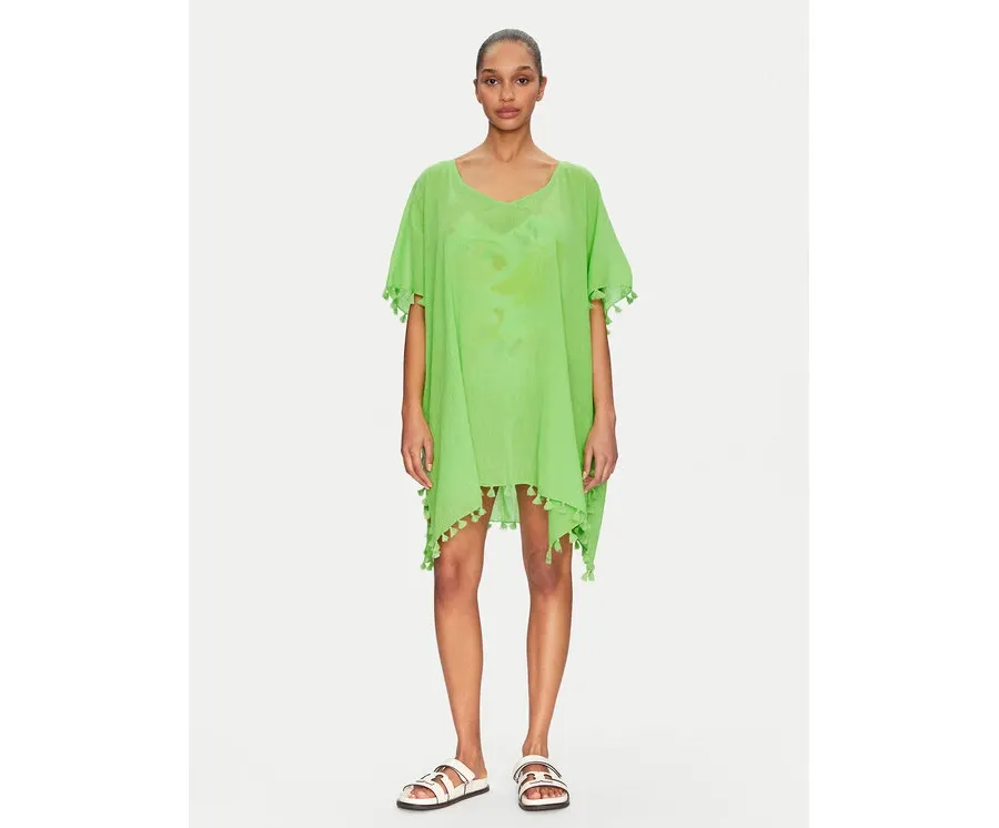 obrazek 1 Seafolly Sukienka plażowa Amnesia 52162 Zielony Regular Fit