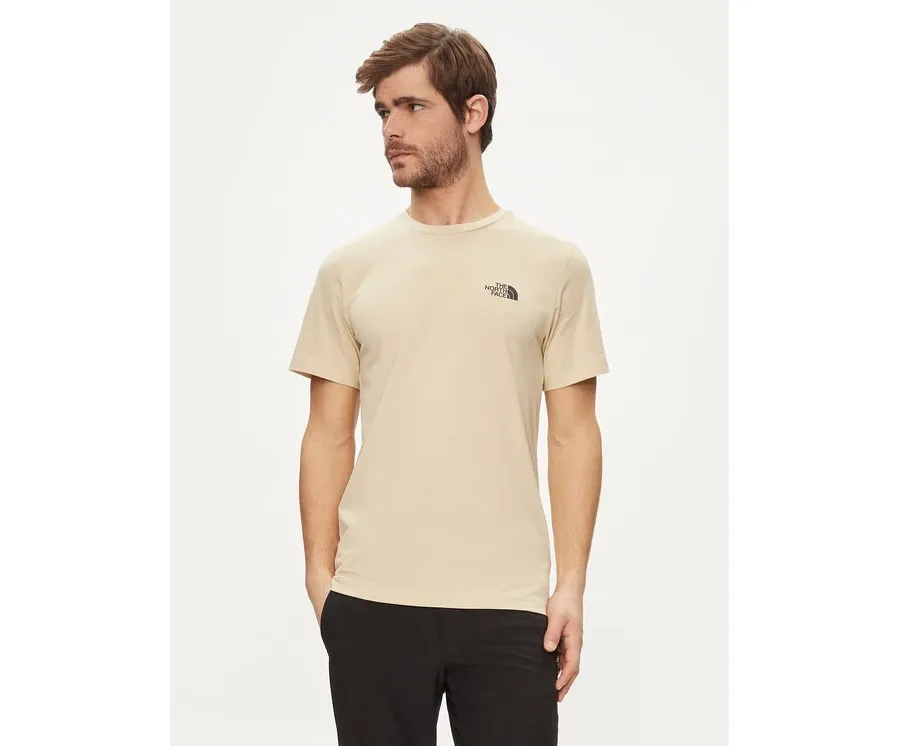 obrazek 1 The North Face T-Shirt Simple Dome NF0A87NG Beżowy Regular Fit