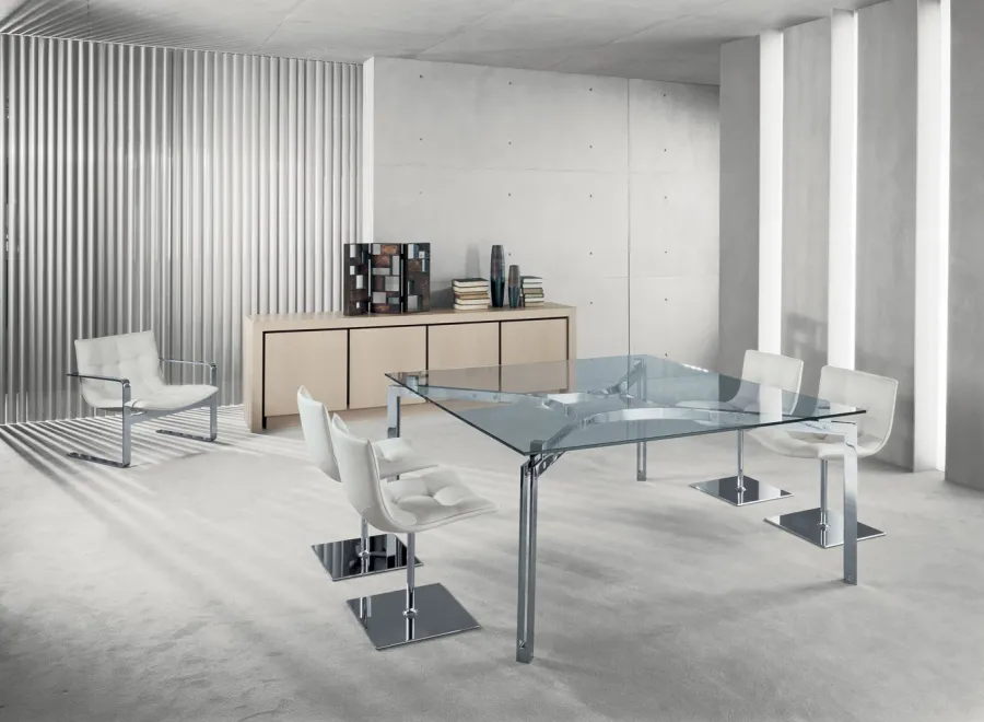 obrazek 2 Piękny, designerski, szklany stolik do nowoczesnego salonu- Casadesus