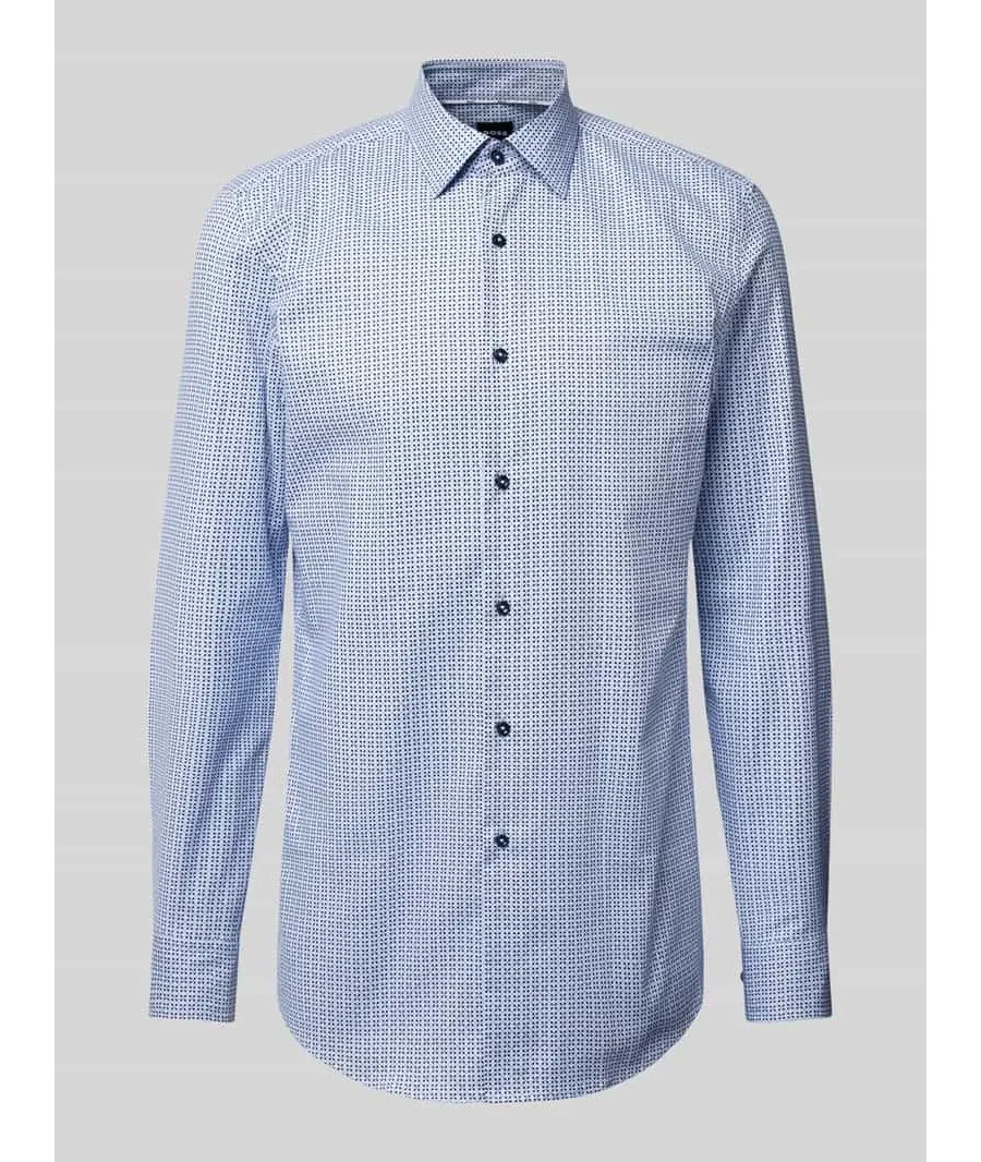 obrazek 1 Koszula biznesowa o kroju slim fit z kołnierzykiem typu kent model ‘Hank’