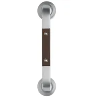 Picture Original Quadra door handle made of brass and wood