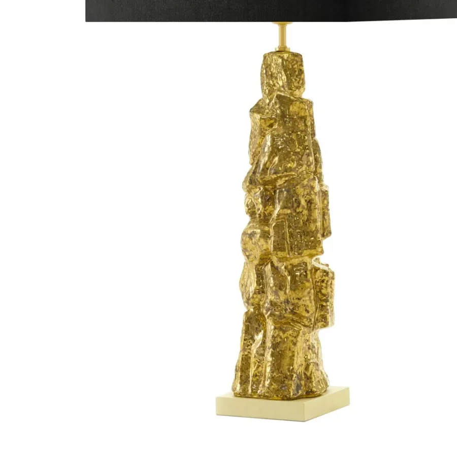 obrazek 4 Rzeźbiarska i ikoniczna ceramiczna lampa stołowa H.105xL.45xP.45 cm