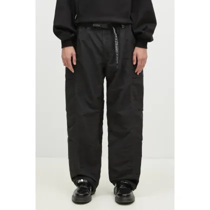 Zdjęcie Gramicci spodnie Patchwork Wind Short męskie kolor czarny proste GUP4.F3003.M