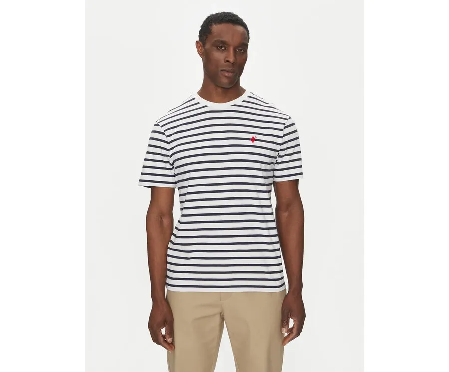 obrazek 1 Save The Duck T-Shirt DT1743M BESY20 Granatowy Regular Fit