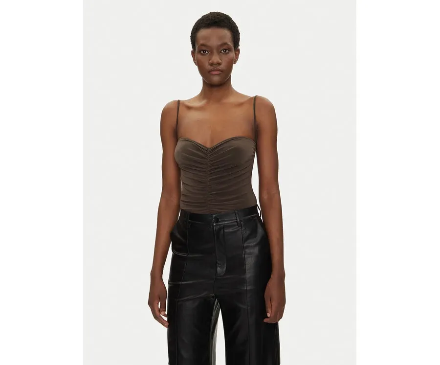 obrazek 1 NORMA KAMALI Body KK424XPLH21823 Brązowy Regular Fit