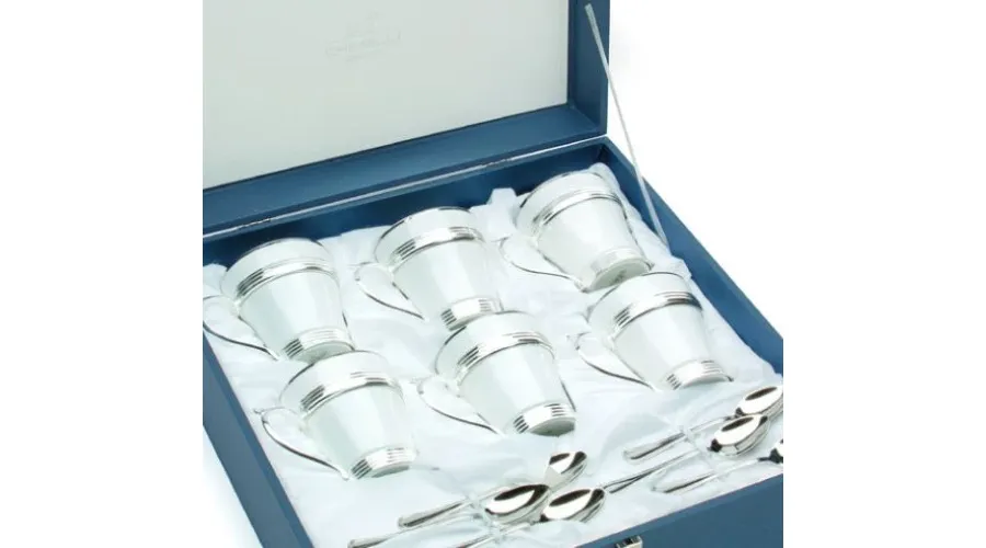 obrazek 4 Włoski zestaw 6 filiżanek z kolekcji Elegante do herbaty