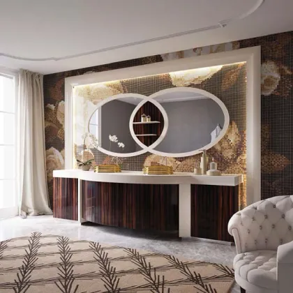 Zdjęcie Zestaw klasycznych mebli do łazienki - Brummel