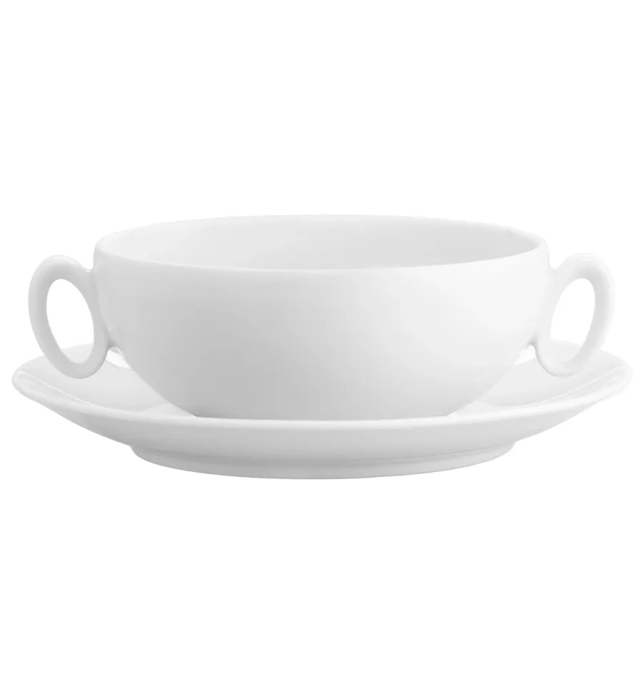 obrazek 1 Cudowna filiżanka z podstawką z porcelany Broadway White w unikatowej i ponadczasowej formie - Vista Alegre