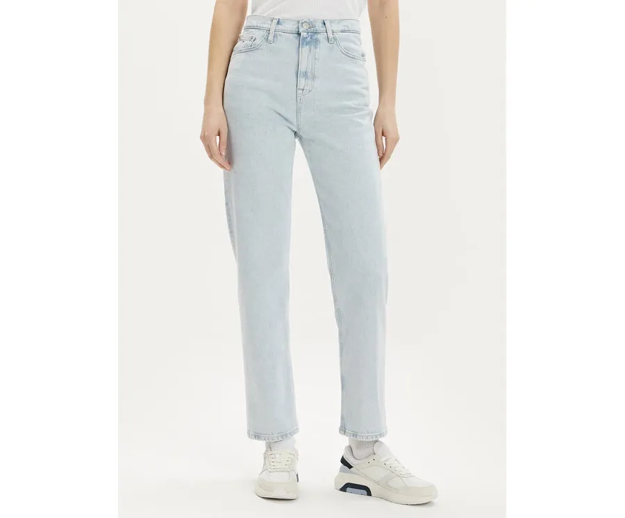 obrazek 1 Tommy Jeans Jeansy Julie DW0DW17613 Błękitny Straight Fit