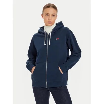 Zdjęcie Tommy Jeans Bluza Tjw Rlx Badge Zipthru DW0DW19932 Granatowy Regular Fit