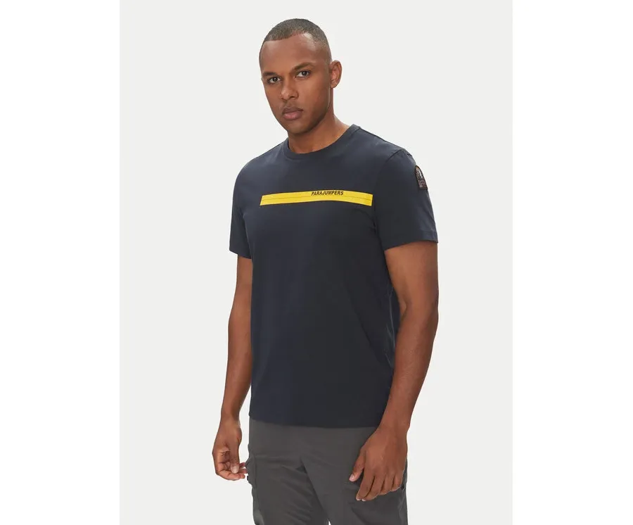 obrazek 1 Parajumpers T-Shirt Tape 25SMPMTSIT01 Granatowy Regular Fit