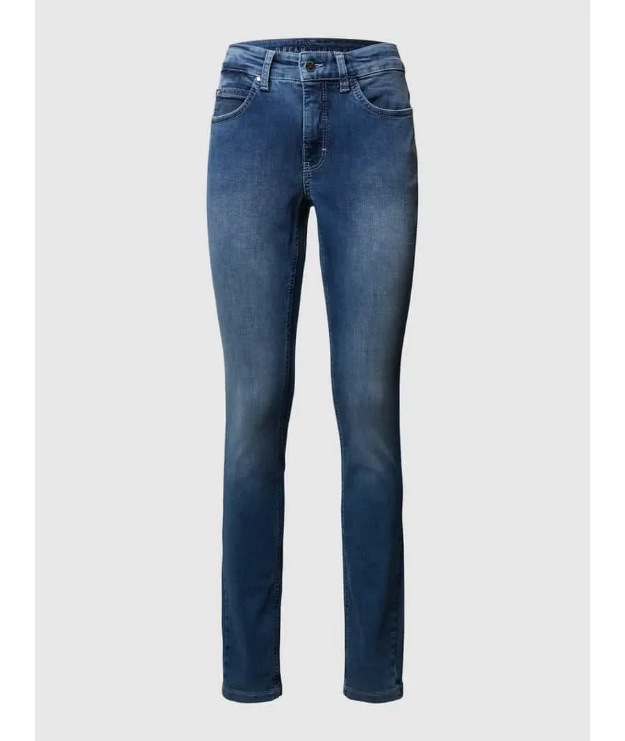 obrazek 1 Jeansy w dekatyzowanym stylu o kroju skinny fit model ‘DREAM SKINNY’